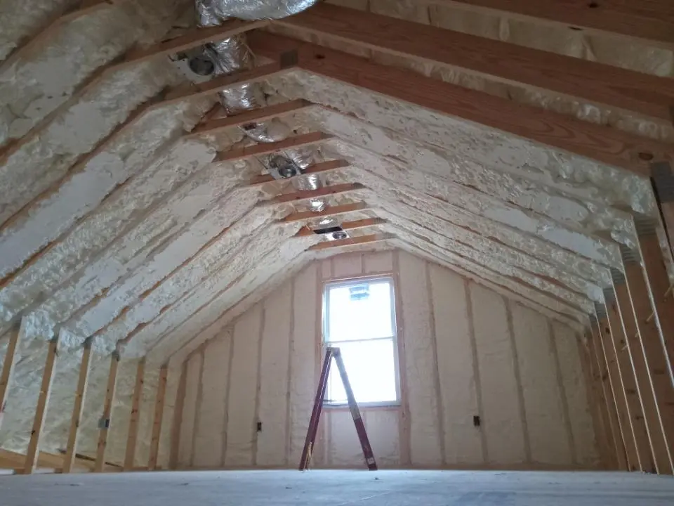 Spray foam roofing application for Crawl Space Insulation project in Spanish Fork